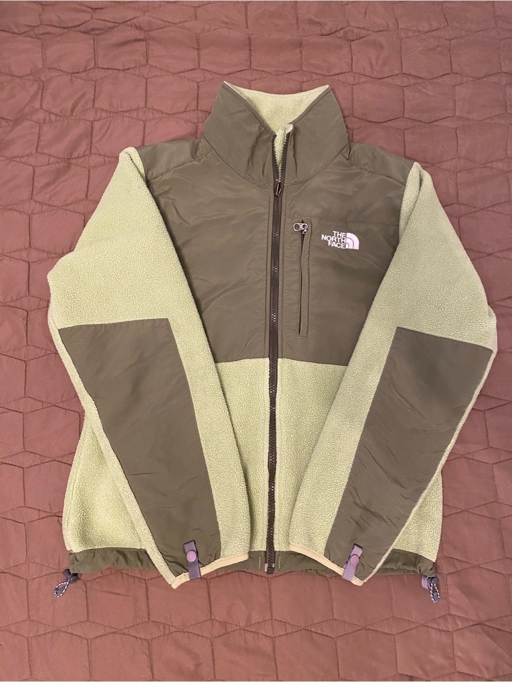 The North Face women size S  Green Fleece Jacket